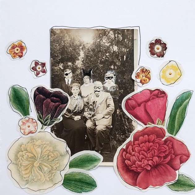 grafiki i ilustracje Oryginalny collage