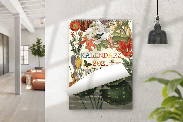 Kalendarz Floral 2021 Glows.Design