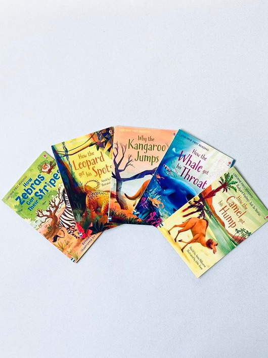 książeczki dla dzieci Usborne First Reading -  5 sztuk