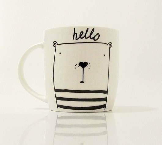 hello z miśkiem w paski MUKI design