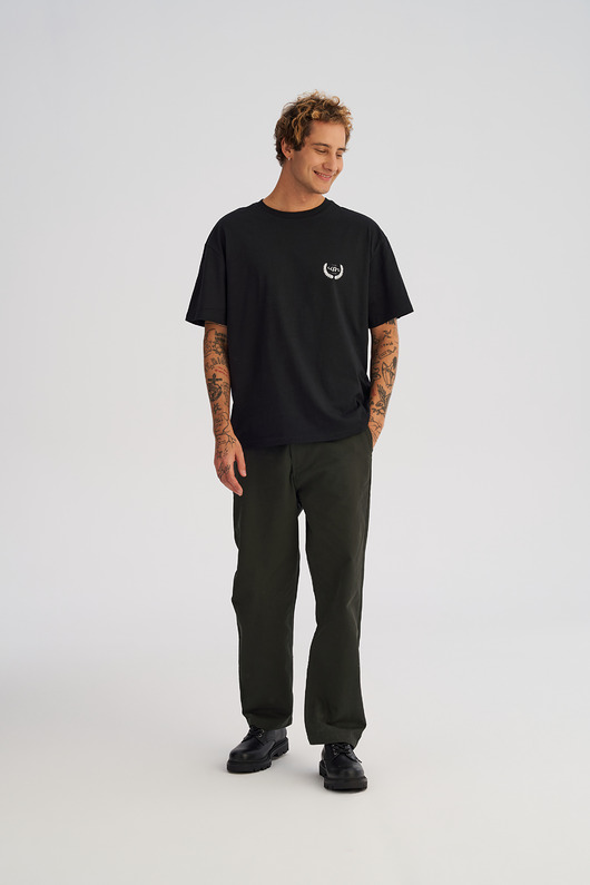 t-shirty męskie Koszulka męska REGULAR Victory SND czarna