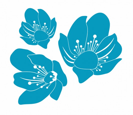 naklejka KWIATY 03, loonybin