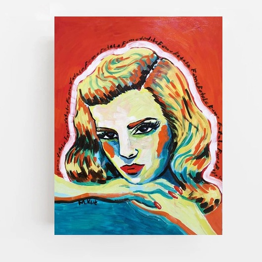 obrazy Obraz do salonu gilda rita hayworth