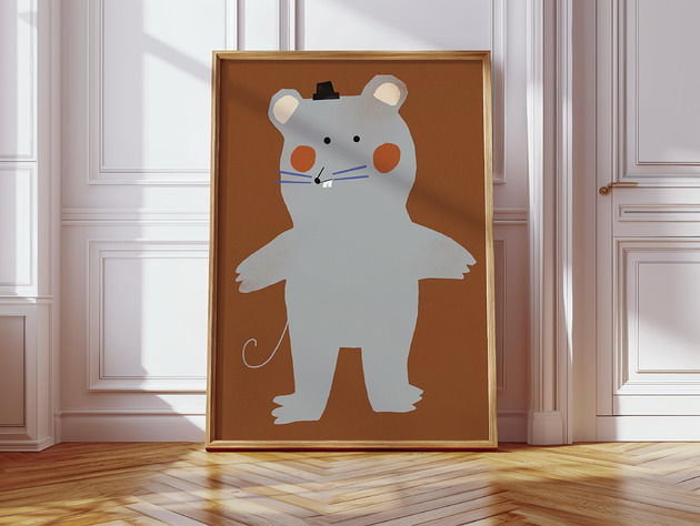 plakaty Plakat Mała mysz
