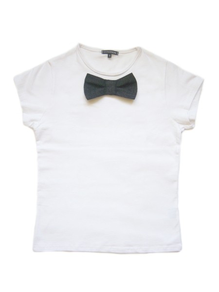 t-shirt BUTTERFLY biały YULIYA BABICH