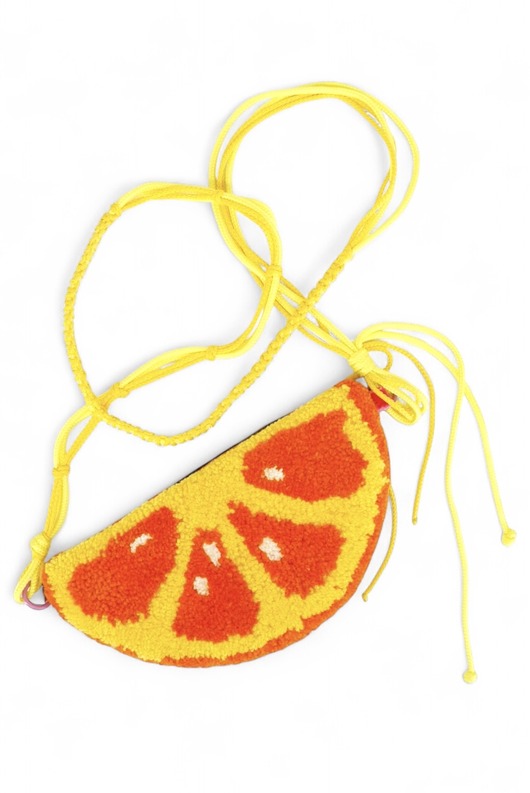 torby na ramię Torebka tuftingowa VITAMINA! - POMARAŃCZA!