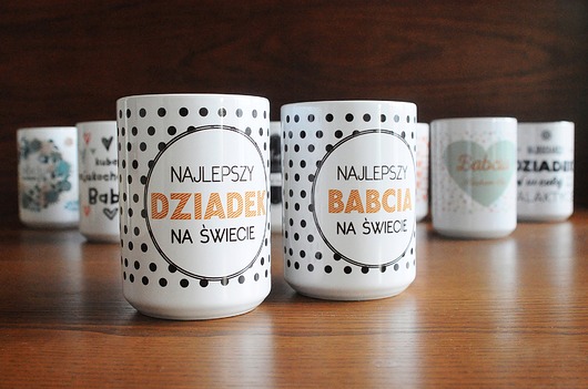 kubki Najlepsza Babcia i Dziadek, zestaw dla Dziadków