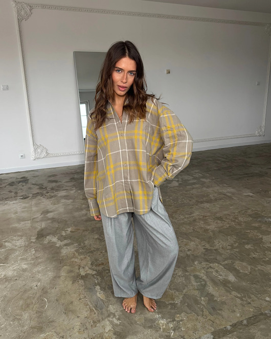 koszule damskie Koszula Sedated beige yellow