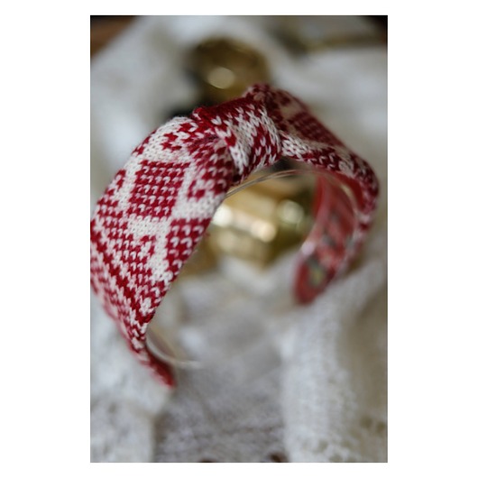 opaski do włosów Wełniana opaska