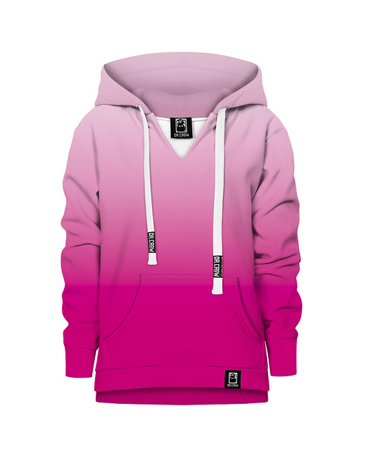 bluzy dla dziewczynki Bluza Dziewczynka DR.CROW Ombre Pink