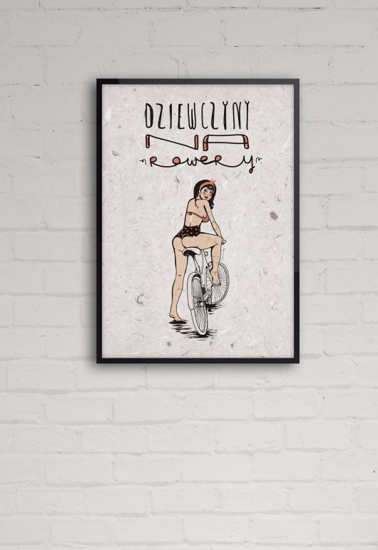 Dziewczyny na rowery - B2 (50x70 cm) Olhik stary
