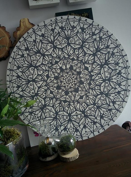 Okrągła MANDALA No.6 50cm Studio Minimal