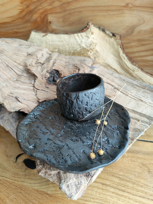 kubki Ceramiczny zestaw " kora"