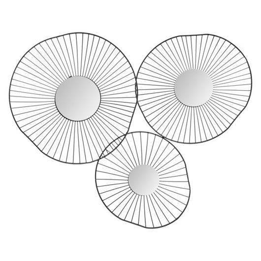 Lustro Dekoracyjne 3 szt. Wired MIA home