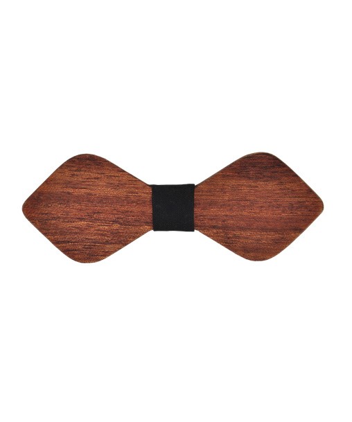 Muszka drewniana - mahoń The Bow Bow Ties