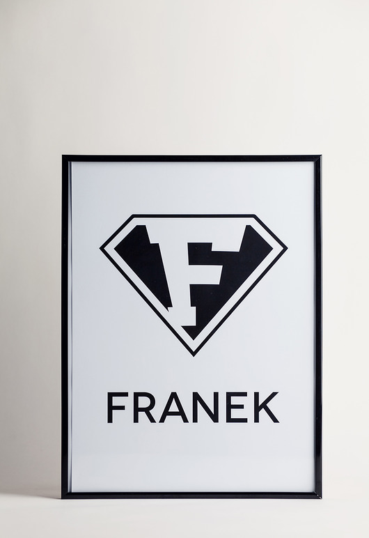 Plakat SPERSONALIZOWANY IMIENIEM SUPERMAN tralala studio
