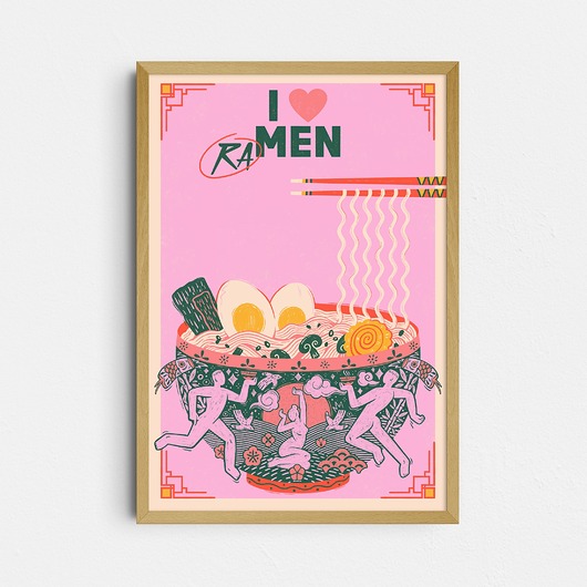 plakaty Plakat "I love RAmen"