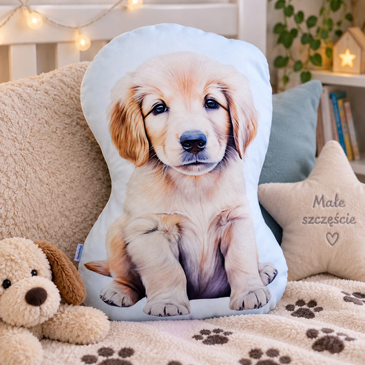 poduszki do pokoju dziecka Poduszka piesek przytulanka golden retriever maskotka pluszowy golden