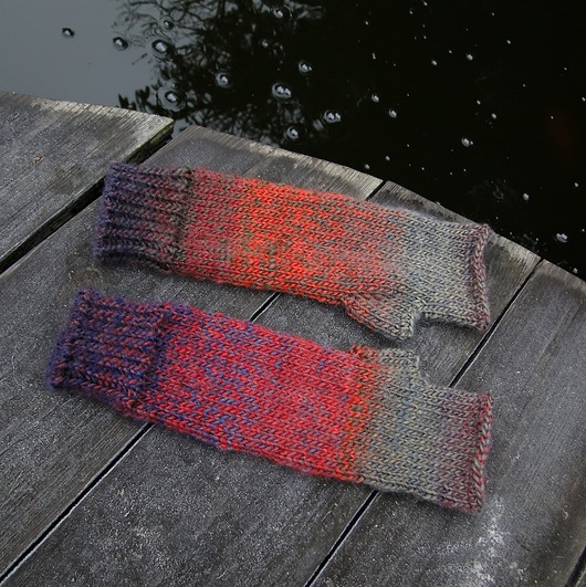 borówka 2 / mitenki agat handmade
