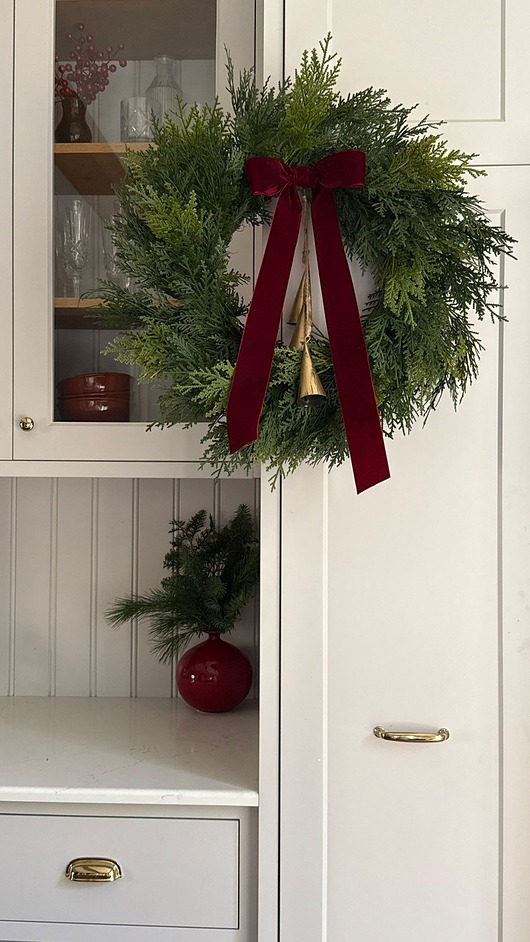 wianki SZTUCZNY Wianek na drzwi - ok.55cm