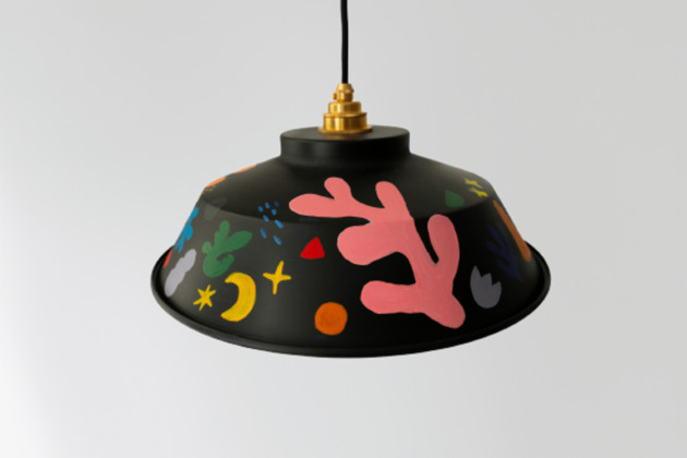 lampy wiszące Lampa Mariposa Le Jardin - ręcznie malowana