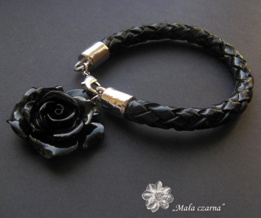 Bransoletka -&quot;Mała czarna&quot; XXXDiamicArt