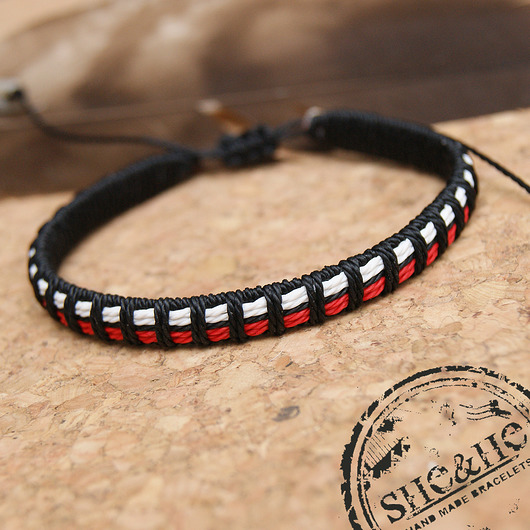 Strap - black red white SHEandHE