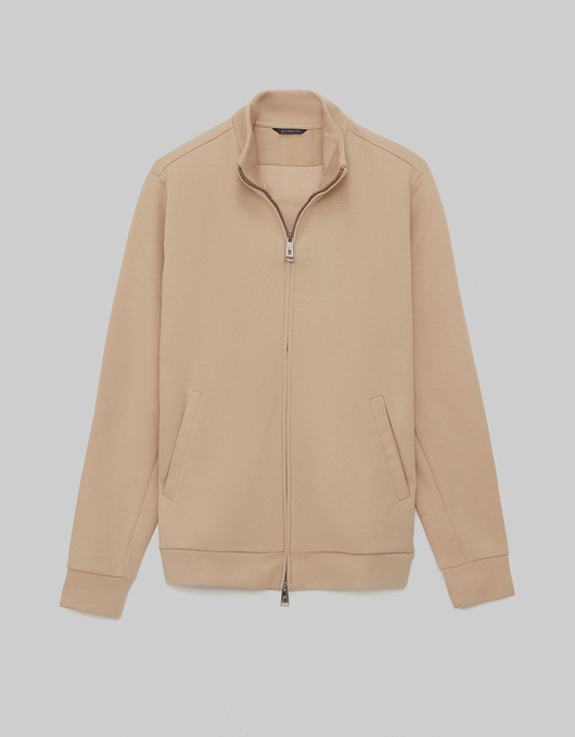 bluzy męskie Bluza dresowa bisenti beżowa