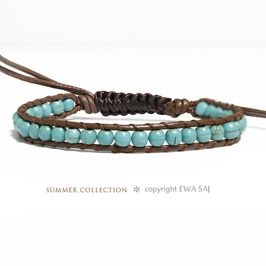bransoletki z kamieni naturalnych MAYA BEACH - summer collection