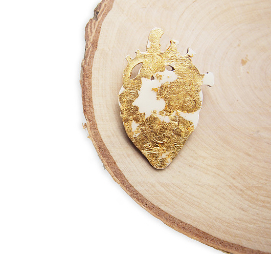 Broszka SERCE Made in Forest