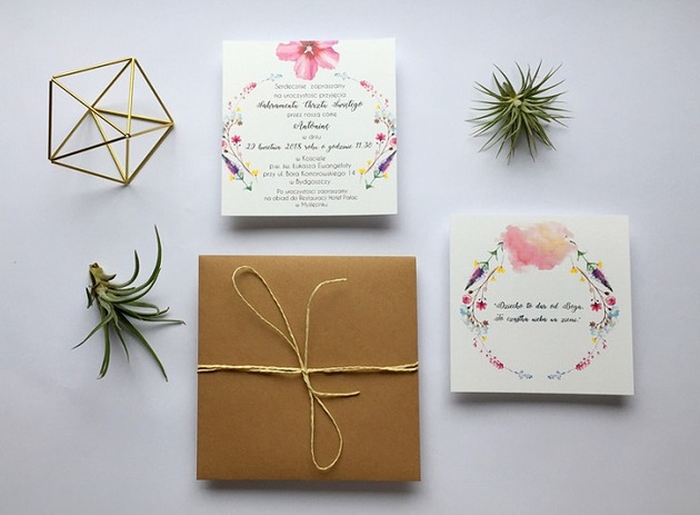 kartki, zaproszenia na chrzest Zaproszenia na   CHRZEST ŚWIĘTY  FD31