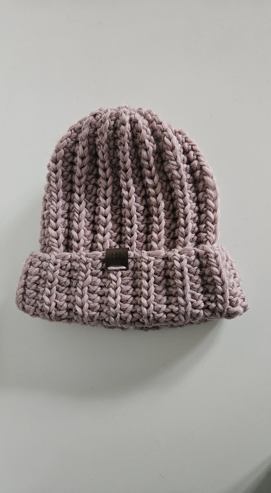 czapki damskie Czapka wełniana  pudrowa