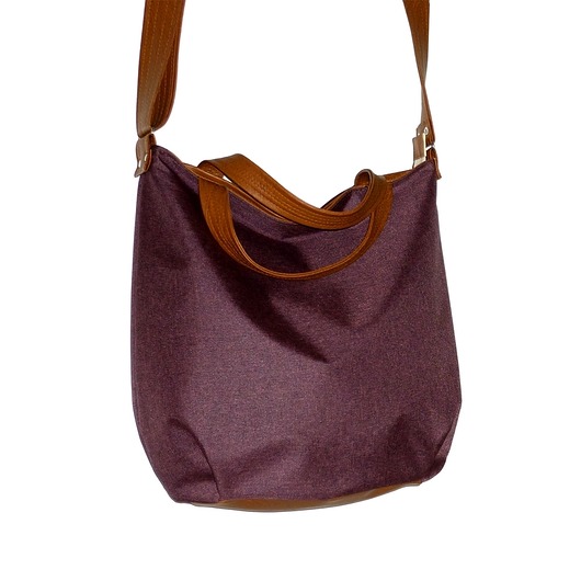 4645, torebka hobo, hobobag, listonoszka, śliwka ankate