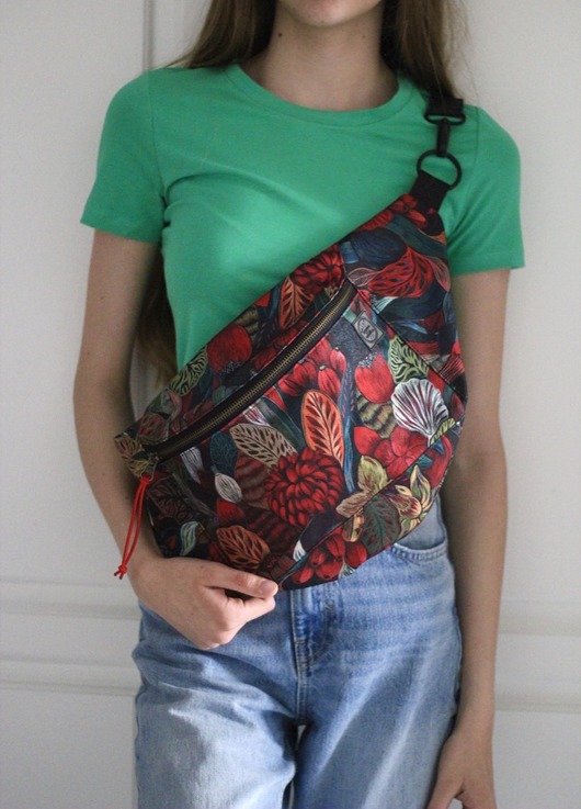 saszetka nerka Nerka malowany ogród