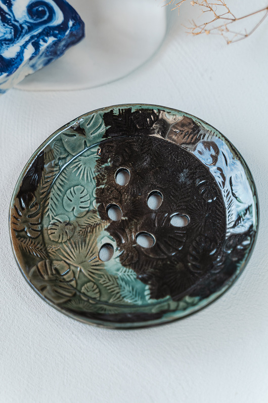 mydelniczki Mydelniczka ceramiczna JUNGLE