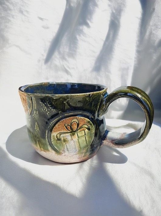 kubki Kubek Ceramiczny Świąteczny