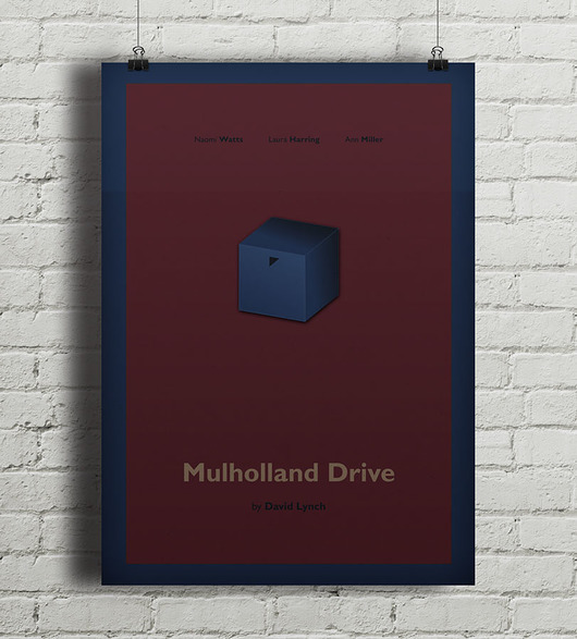 Mulholland Drive - plakat A4 minimalmill
