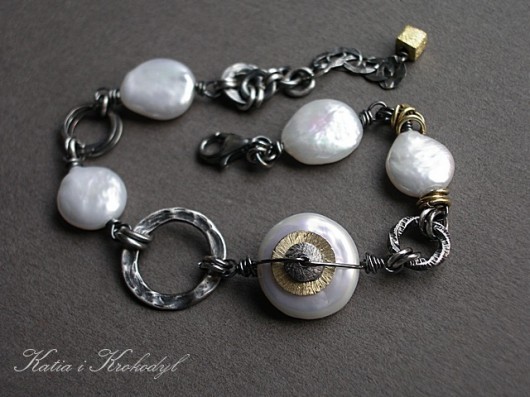 pearls compact -bransoletka  Katia i krokodyl