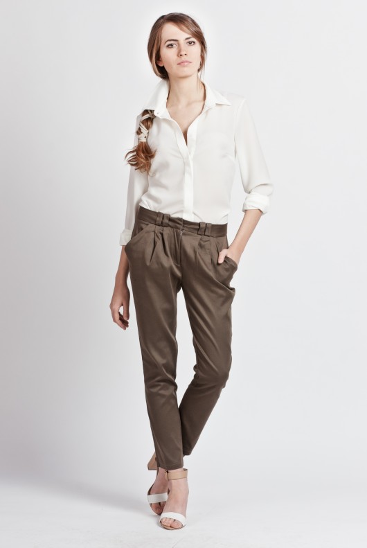  Classic crepe shirt Lanti