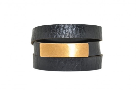 Basic Black with Gold Bracelet Joccos Design