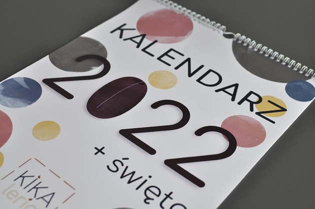 kalendarze i plannery Kalendarz 2022 ze świętami