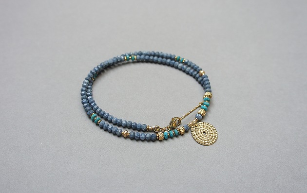 chokery Sea collection - Koral blue vol. 2 /choker/ 02.10.25