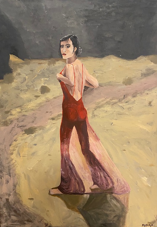 obrazy Dziewczyna z groty by Magda Kubiak 50x70 cm oryginał