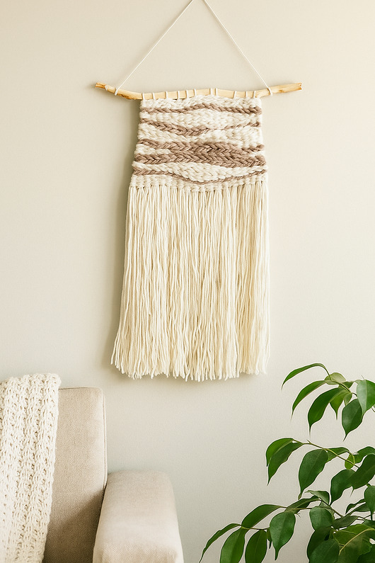 Ozdoby na ścianę Tkanina ścienna w stylu boho