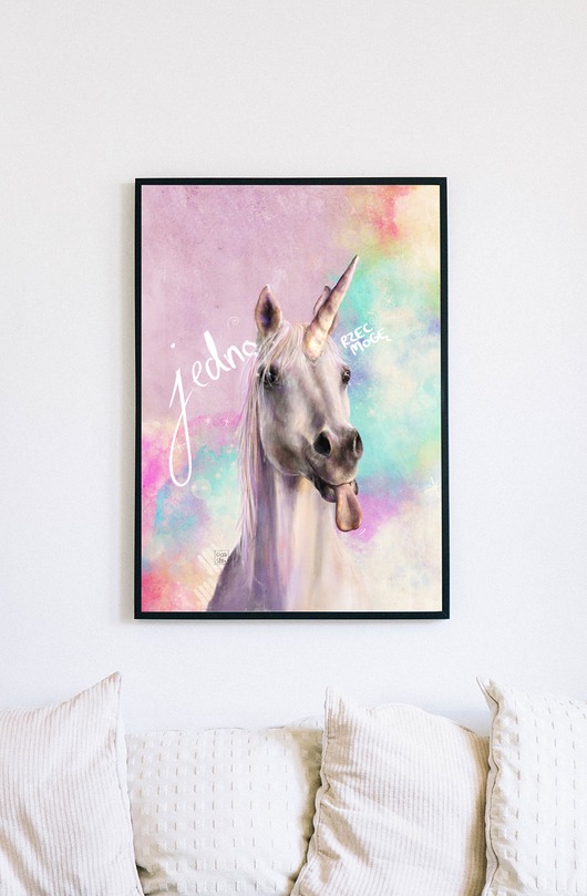 plakaty Plakat - Jednorożec
