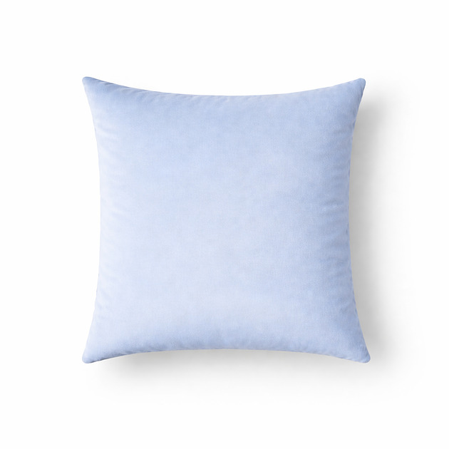poduszki gładkie Welurowa poszewka baby blue