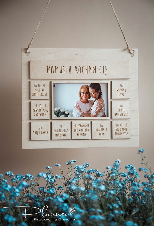 ramki na zdjęcia Obraz Kocham Cię za...