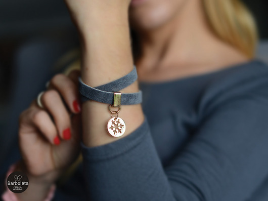 grey suede snowflakes gold barboleta