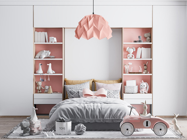 lampy wiszące Lampa wisząca origami ICEBERG  M różana