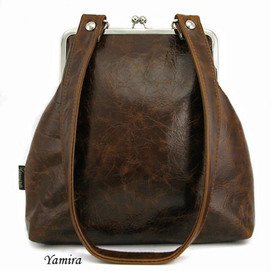 Torebka XL :: chocolate leather :: yamira